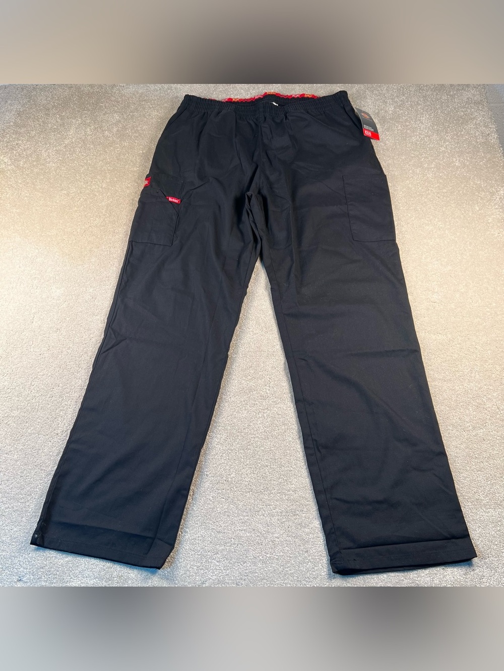 Scrub Bottoms Dickies Black NWT Everyday Scrubs Kitchen Medical Women's Large